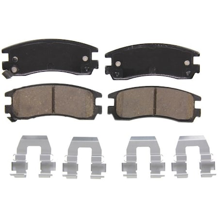 Wagner Brakes Ceramic Disc Pad Set, Zd698 ZD698